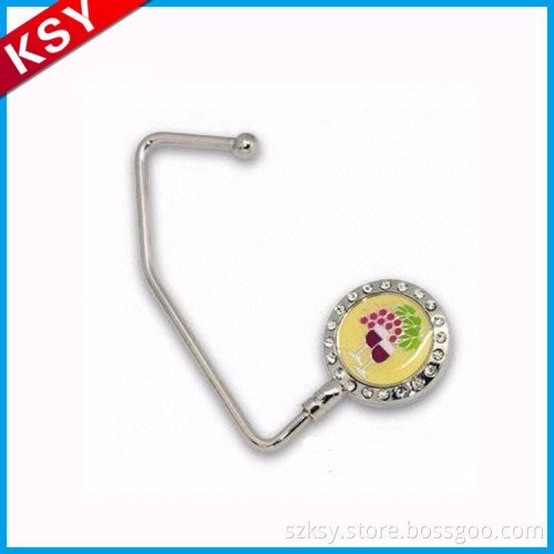 Volume Produce Factory Directly Selling Handbag/Bag Holder Metal Hanger With Mirror